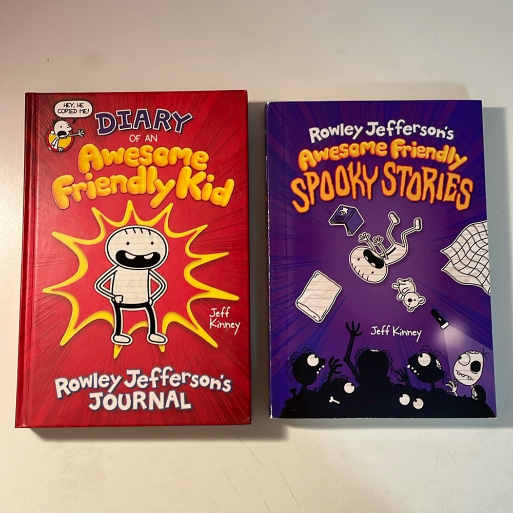 2️⃣ diary of a wimpy kid books
